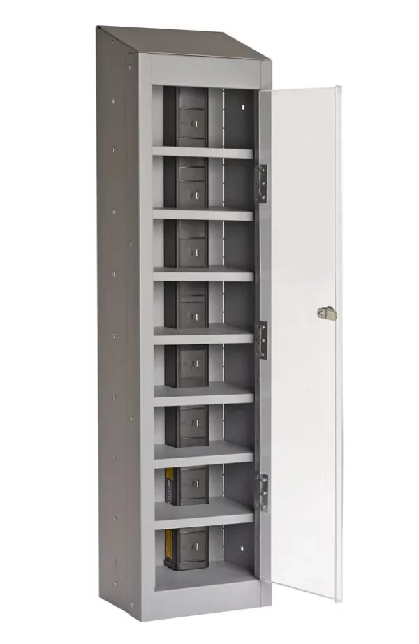 8 compartment mobile phone locker